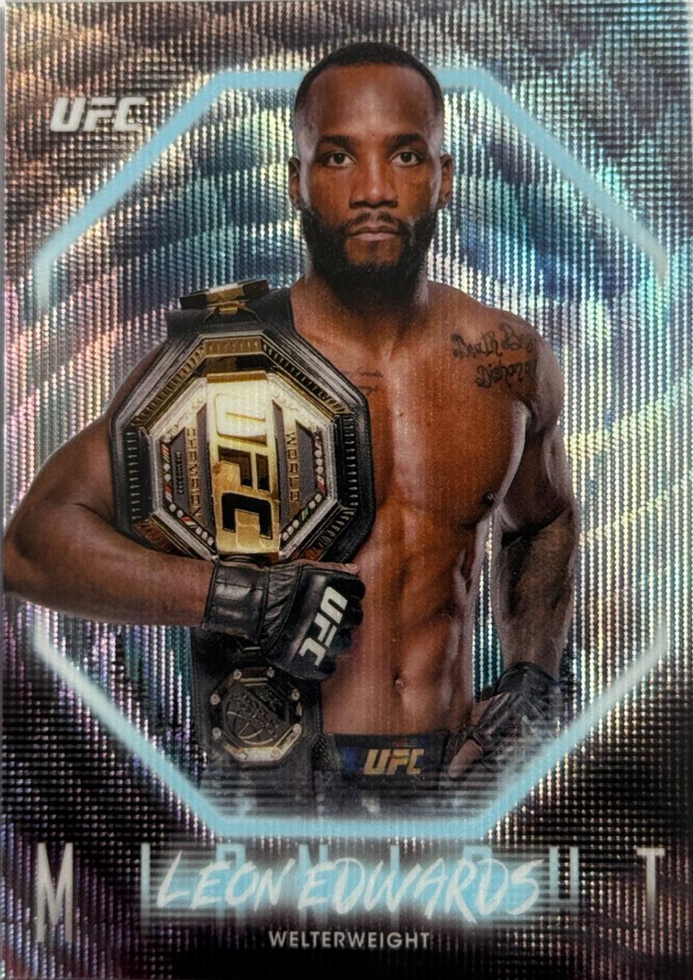 Leon Edwards 2025 Topps Midnight UFC Base #85 Zodiac