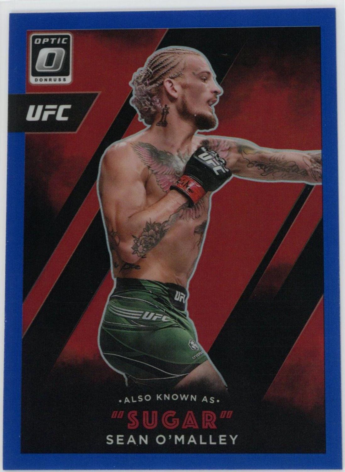 Sean O'Malley 2022 Panini Donruss Optic UFC Also Known As #13 Blue