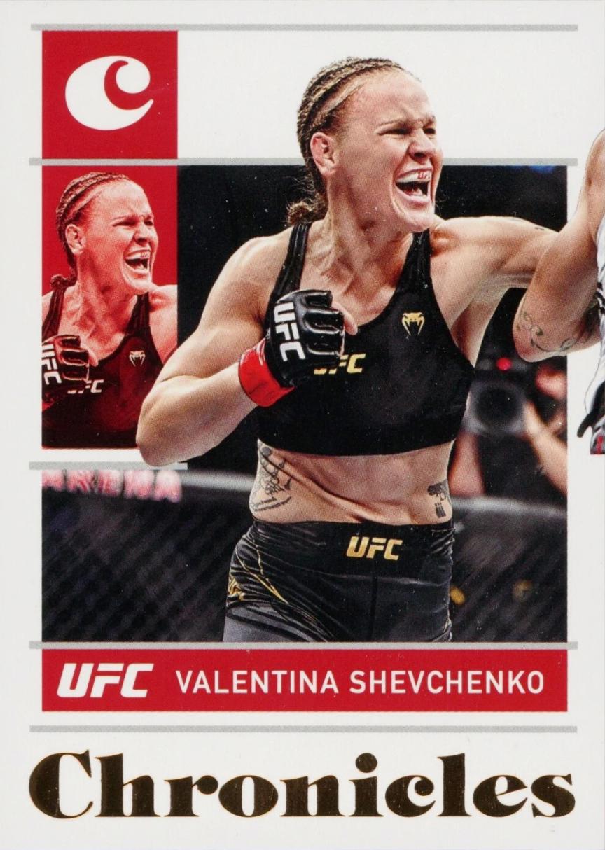 Valentina Shevchenko 2022 Panini Chronicles UFC Base Chronicles #42 Bronze