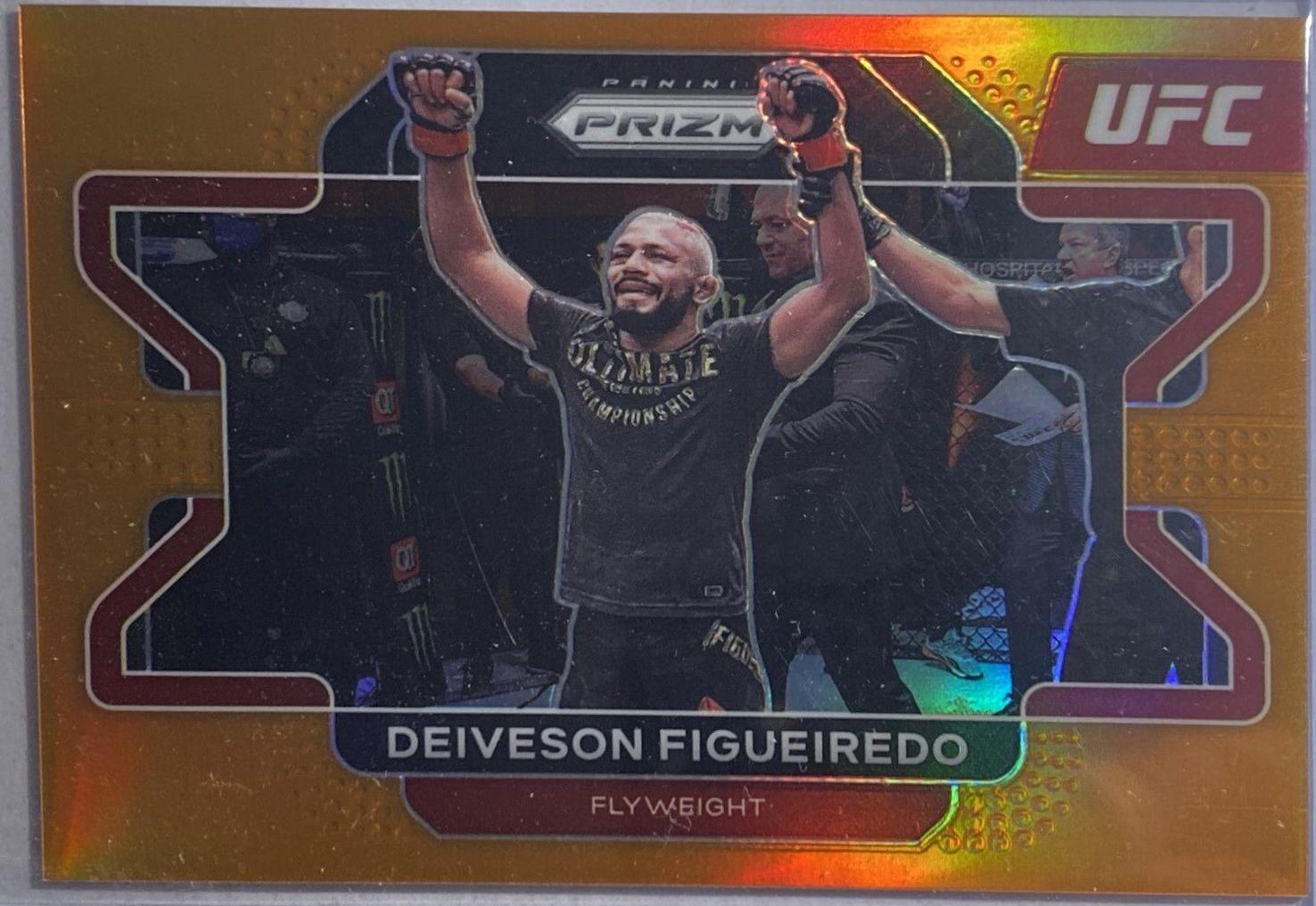 Deiveson Figueiredo 2022 Panini Prizm UFC Base #99 Orange