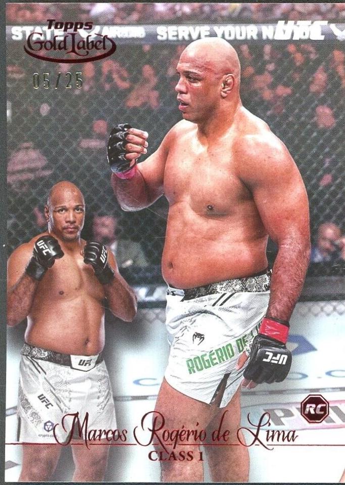 Marcos Rogério De Lima 2024 Topps Gold Label UFC Base Class I #78 Red