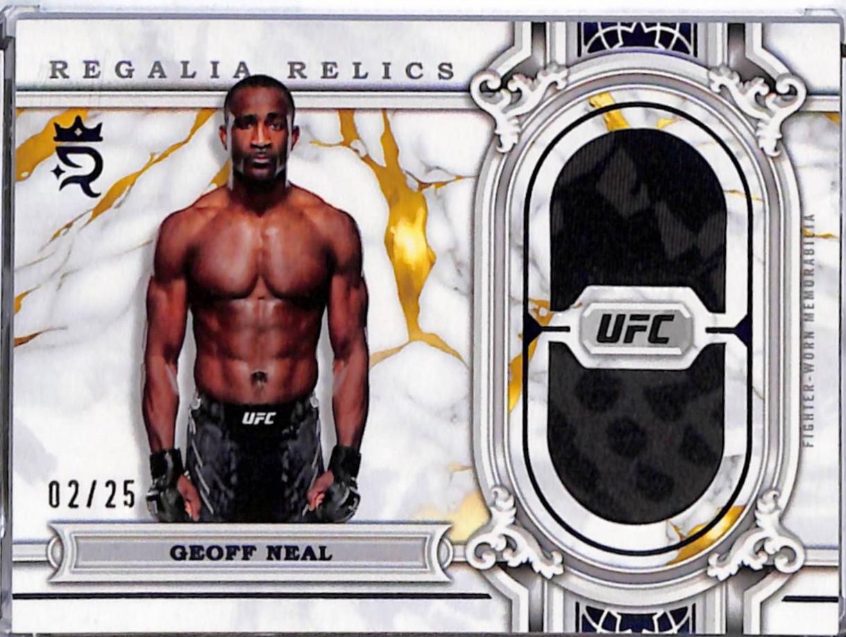Geoff Neal 2024 Topps Royalty UFC Regalia Relics #RAR-59 Blue