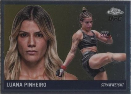 Luana Pinheiro 2025 Topps Chrome UFC 1955 Topps #55T-22 Superfractor