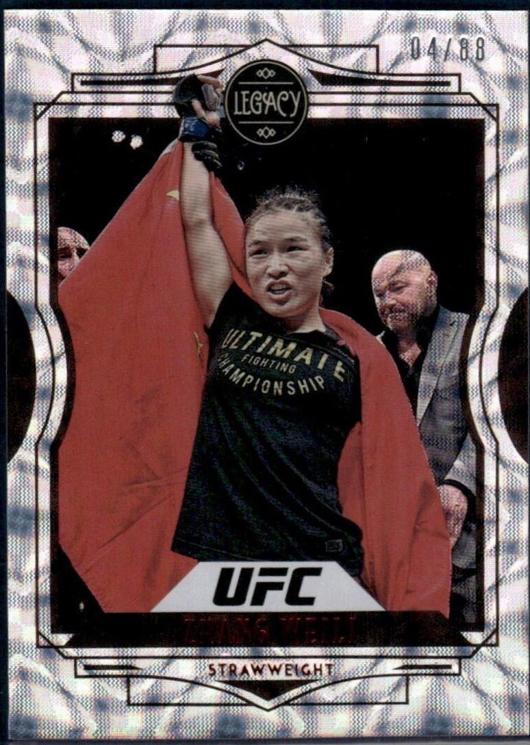 Zhang Weili 2021 Panini Chronicles UFC Base Legacy #47 Asia Red