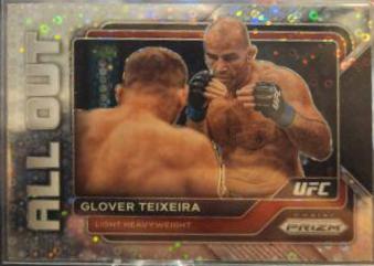 Glover Teixeira 2023 Panini Prizm UFC All Out #30 Silver