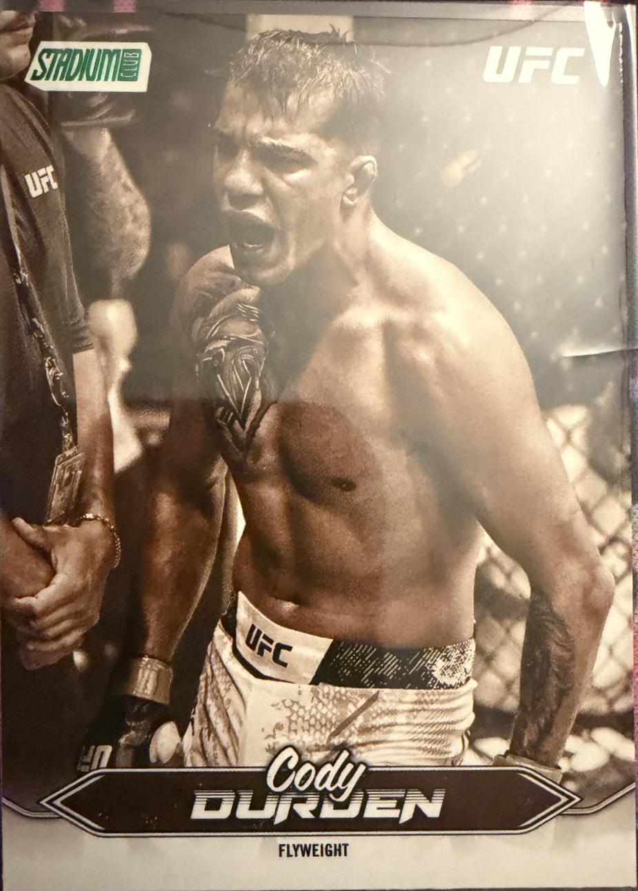 Cody Durden 2025 Topps Stadium Club UFC Base #170 Sepia