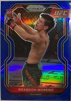Brandon Moreno 2021 Panini Prizm UFC Base #38 Blue