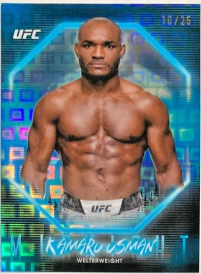 Kamaru Usman 2025 Topps Midnight UFC Base #48 Moonrise