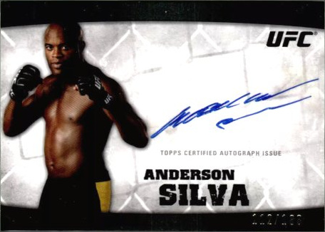 Anderson Silva 2010 Topps UFC Knockout Autographs #A-AS Red