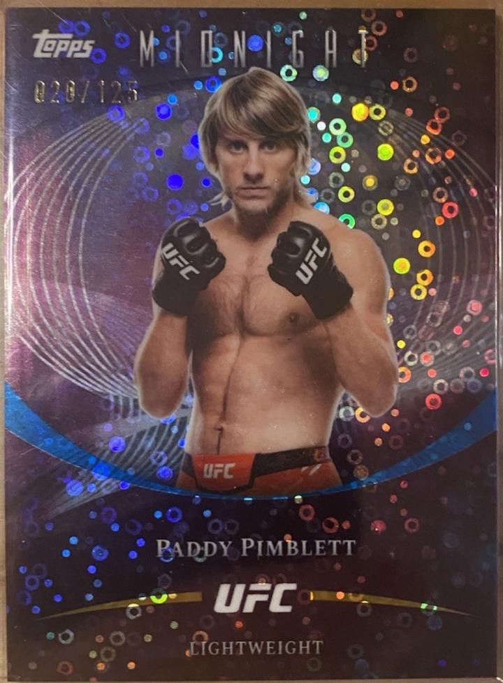 Paddy Pimblett 2026 Topps Midnight UFC Base #45 Morning