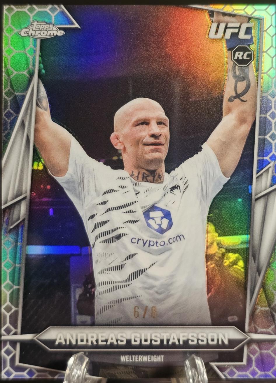 Andreas Gustafsson 2026 Topps Chrome UFC Base #121 Octafractor