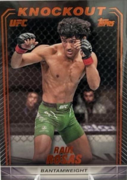 Raul Rosas 2024 Topps Knockout UFC Base #31 Orange