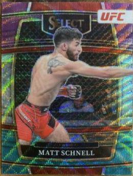 Matt Schnell 2022 Panini Select UFC Concourse #16 Green and Purple