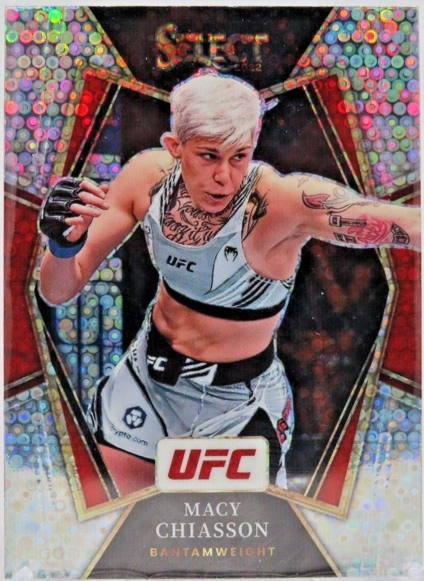 Macy Chiasson 2022 Panini Select UFC Premier Level #196 Disco