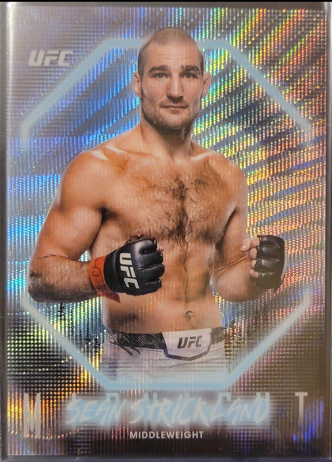 Sean Strickland 2025 Topps Midnight UFC Base #2 Zodiac