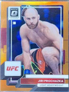 Jiri Prochazka 2023 Panini Donruss Optic UFC Base #45 Orange