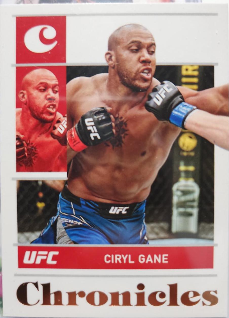Ciryl Gane 2022 Panini Chronicles UFC Base Chronicles #31 Bronze