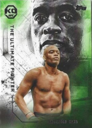 Anderson Silva 2025 Topps Knockout UFC The Ultimate Fighter #UF-16 Emerald