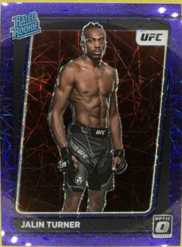 Jalin Turner 2022 Panini Donruss Optic UFC Base #114 Purple Velocity