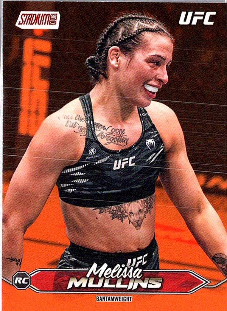 Melissa Mullins 2025 Topps Stadium Club UFC Base #148 Orange