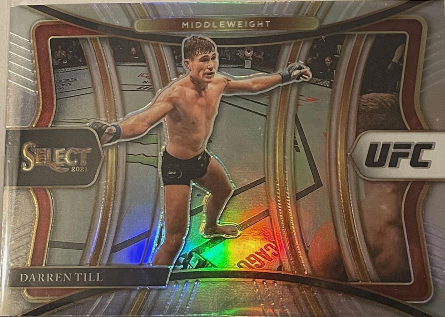 Darren Till 2021 Panini Select UFC Premier Level #198 Silver