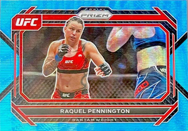 Raquel Pennington 2023 Panini Prizm UFC Base #11 Blue Wave