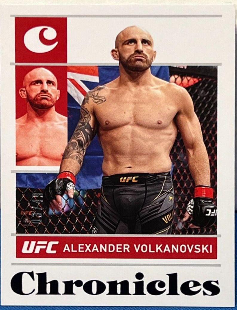 Alexander Volkanovski 2022 Panini Chronicles UFC Base Contenders Optic Season Ticket #357 Purple