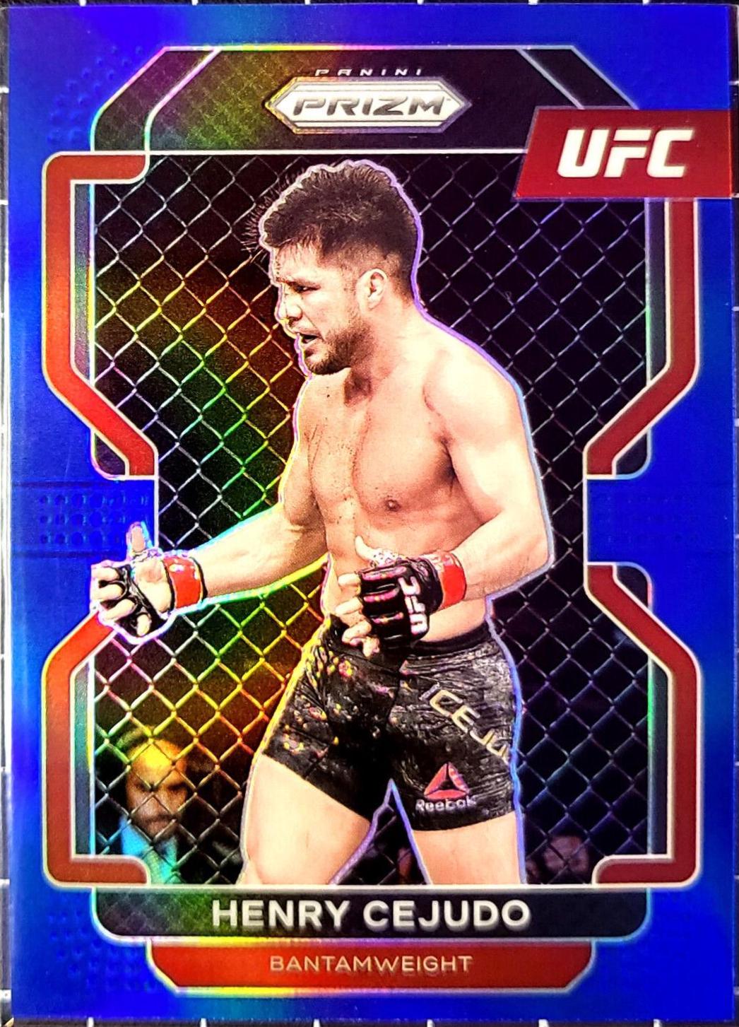 Henry Cejudo 2022 Panini Prizm UFC Base #105 Blue