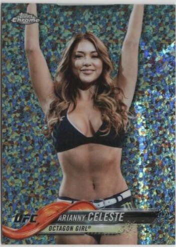 Arianny Celeste 2018 Topps Chrome UFC Base #65 Diamond Hot Box