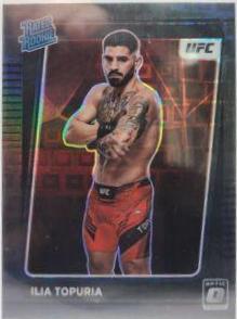 Ilia Topuria 2022 Panini Donruss Optic UFC Base #110 Black Pandora