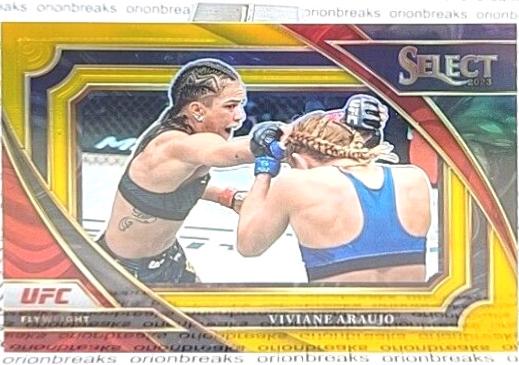 Viviane Araujo 2023 Panini Select UFC Mezzanine #392 Gold