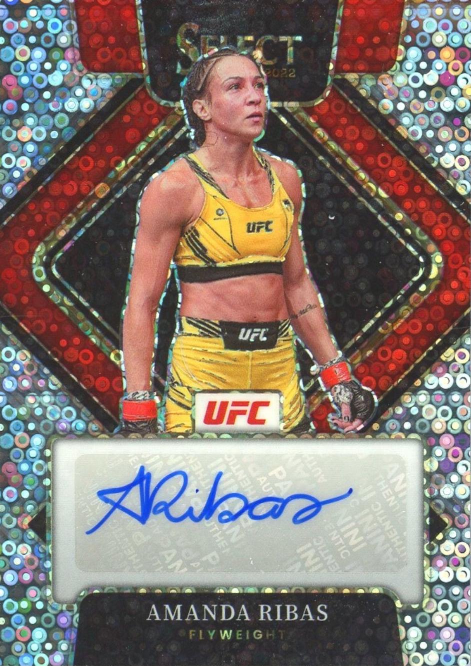 Amanda Ribas 2022 Panini Select UFC Signatures #22 Disco