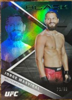 Jorge Masvidal 2022 Panini Chronicles UFC Base Black #219 Green