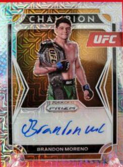 Brandon Moreno 2022 Panini Prizm UFC Champion Signatures #2 Mojo