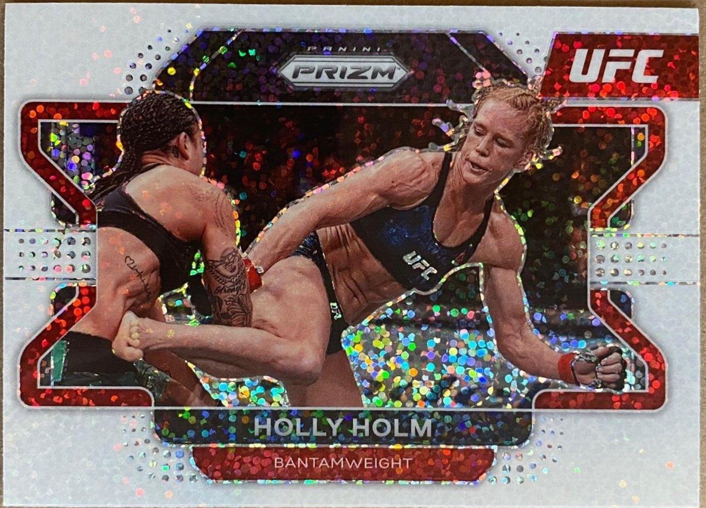Holly Holm 2022 Panini Prizm UFC Base #3 White Sparkle