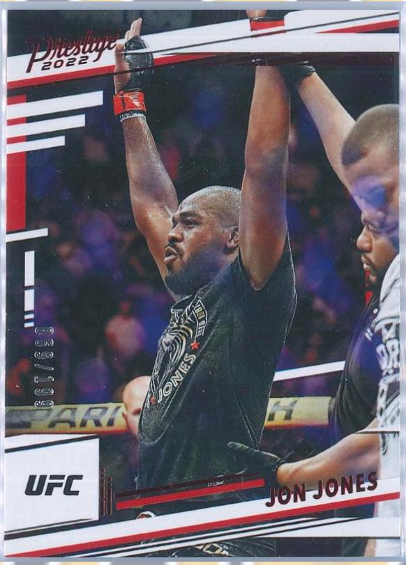 Jon Jones 2022 Panini Chronicles UFC Base Prestige #177 Red