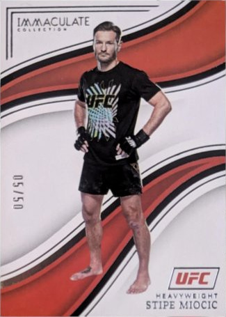Stipe Miocic 2023 Panini Immaculate Collection UFC Base #3 Platinum