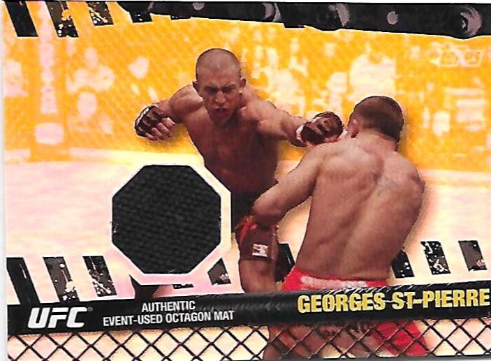 Georges St-Pierre 2010 Topps UFC Ultimate Gear Relics #UG-GSP Gold
