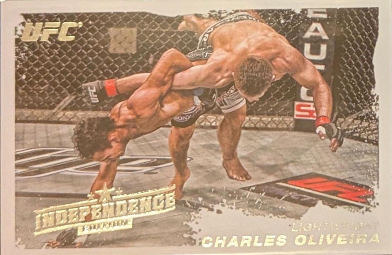 Charles Oliveira 2011 Topps UFC Moment of Truth Base #79 Independence Edition