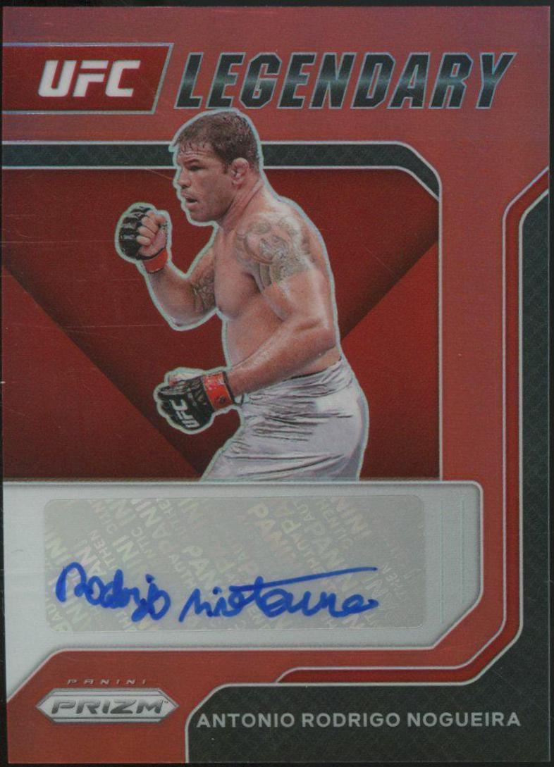 Antonio Rodrigo Nogueira 2022 Panini Prizm UFC Legendary Signatures #11 Red