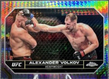 Alexander Volkov 2024 Topps Chrome UFC Base #8 X-Fractor