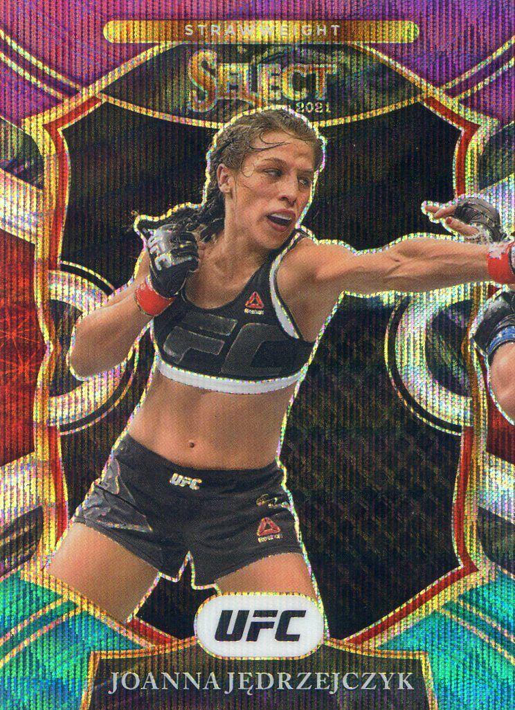 Joanna Jędrzejczyk 2021 Panini Select UFC Concourse #45 Tri Color
