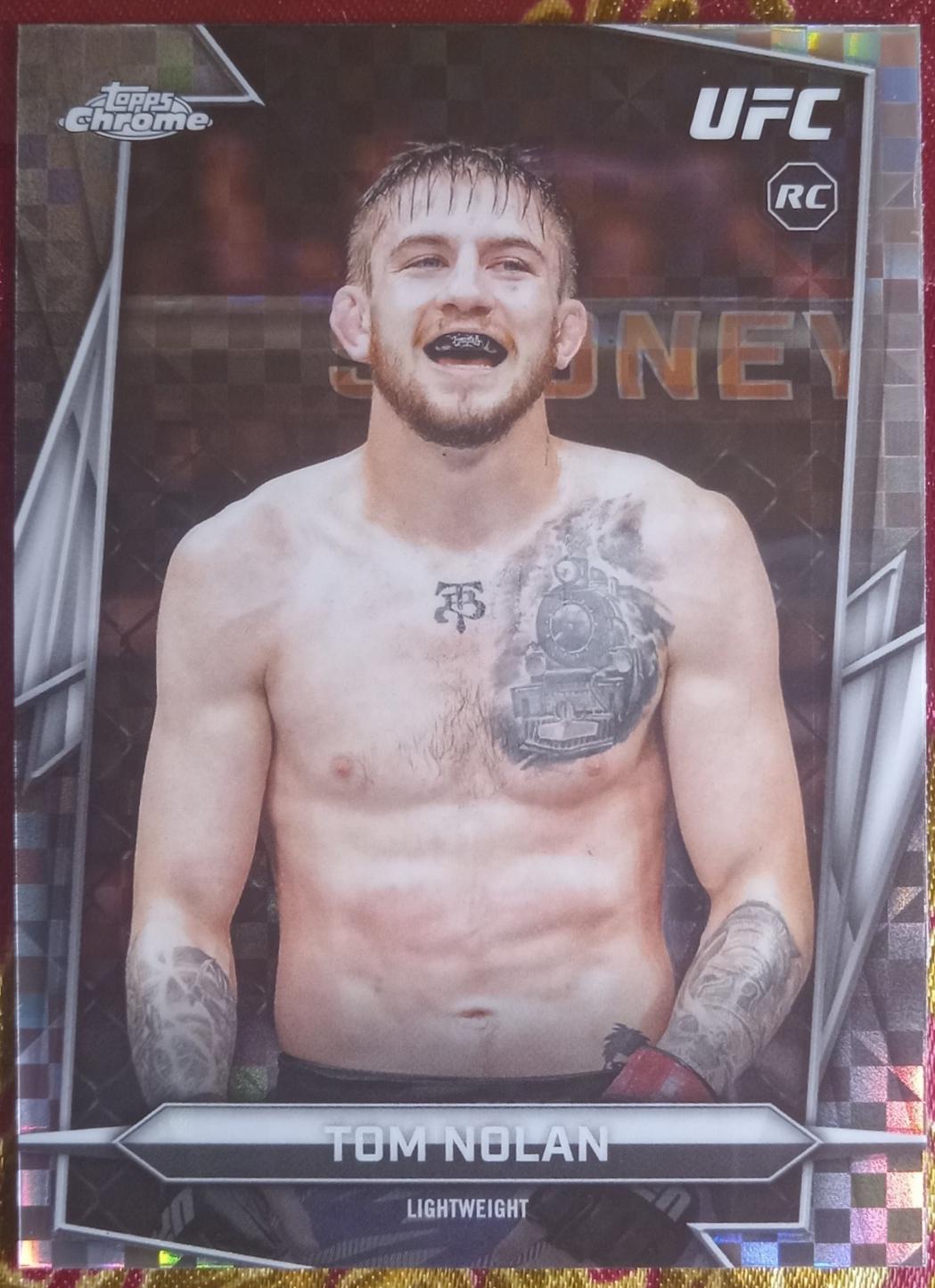 Tom Nolan 2026 Topps Chrome UFC Base #113 X-fractor