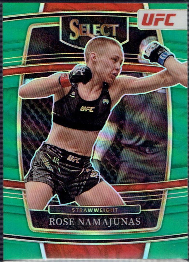 Rose Namajunas 2022 Panini Select UFC Mezzanine #310 Green