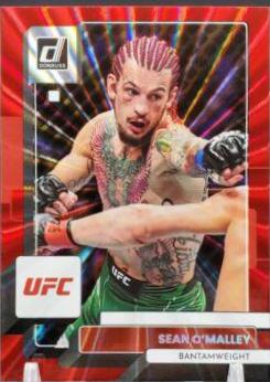 Sean O'Malley 2023 Panini Donruss UFC Base #59 Red Laser