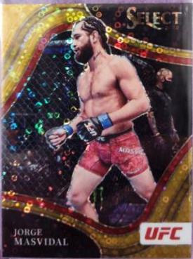 Jorge Masvidal 2022 Panini Select UFC Octagonside #257 Gold