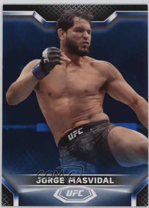 Jorge Masvidal 2020 Topps UFC Knockout Base #56 Blue