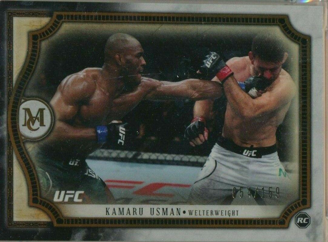 Kamaru Usman 2018 Topps UFC Museum Collection Base #27 Copper