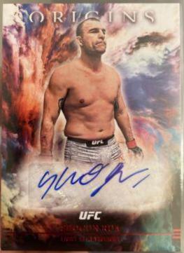 Mauricio Rua 2021 Panini Chronicles UFC Origins Autographs #12 Platinum