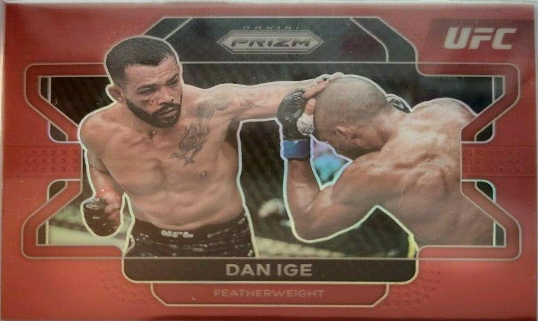 Dan Ige 2022 Panini Prizm UFC Base #79 Red